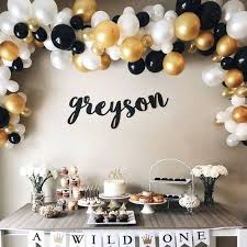 50th Birthday Themes For Women 50th Birthday Ideas For Women Turning 50 Themes Decorations Vcdiy Decor And More Gold Graduation Party Black Party Decorations Gold Birthday Party