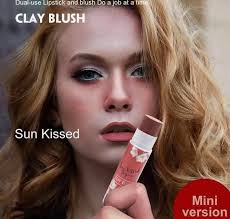 LUCKIN MART Mini Luna Organic Autumn Clay Blush 1 piece Luna Moth Blush  Melu