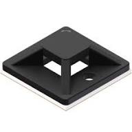 בסיסים שחורים נדבקים לאזיקונים - PRO-POWER - 28MM X 28MM - טלמיר אלקטרוניקה