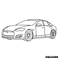 Images and the images will pop up. Tesla Model S Coloring Page