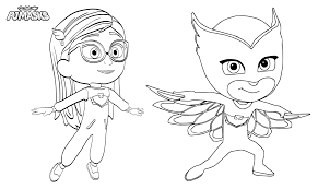 These adorable little six year olds, connor, amaya and greg, transform into catboy, owlette and. Pj Masks Coloring Pages Best Coloring Pages For Kids