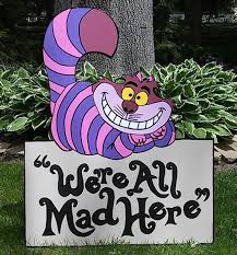 Foamboard Cheshire Cat Inspired By Alice By Tanglewooddesigner Alice In Wonderland Decorations Alice In Wonderland Party Mad Hatter Tea Party
