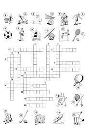 Word and logic puzzles are a wonderful way to engage the mind on lazy sunday mornings, and they're also useful educational tools for children. Sports Crossword Puzzles Printable Printable Kids Worksheets
