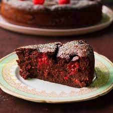Nigella Lawson S Chocolate Raspberry Pudding Cake How To Eat Recipe Desserts Pudding Cake Nigella Lawson Recipes