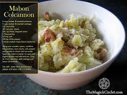 Mabon Calcannon Kitchen Witch Recipes Recipes Colcannon