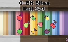 The sims 4 homeschool mod by kawaiistacie sims 4 game mods, sims mods, sims. 8bitbites Pixel Art Fruit Wallpaper Set By Genericfan From Mod The Sims Sims 4 Downloads