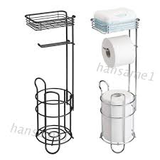 Choose from contactless same day delivery, drive up and more. Han Toilet Paper Holder Stand Upgrade Free Standing Bathroom Toilet Tissue Holders Shopee Indonesia