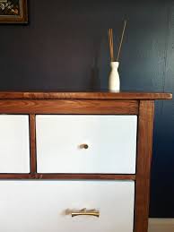 Ikea Hemnes Dresser Turned Mid Century Modern Ikea Hackers Ikea Furniture Makeover Stain Ikea Furniture Ikea Hemnes Dresser