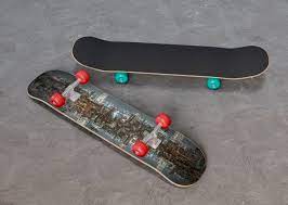 Colorful Skateboards On The Floor Free P Free Psd Freepik Freepsd Mockup Design Wood Sports In 2021 Flooring Color Skateboards