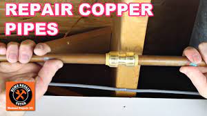 While most stick built homes have pipes running through walls, the vast majority of mobile homes have the piping in the underbelly of home. Repair Copper Pipe Leaks With Sharkbites Super Easy Youtube