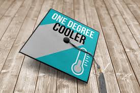 Download One Degree Cooler Graduation Cap Decoration Svg Graphic By Risarocksit Creative Fabrica PSD Mockup Templates