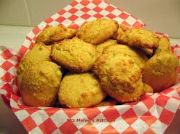 Using your greased pan, scoop 1 tablespoon of the mixture into each mini muffin cup and bake for 8 minutes. Baked Hush Puppies