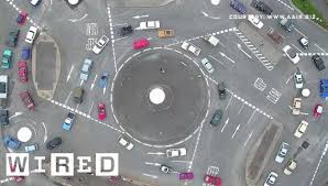 How The Incredibly Complex Seven Circle Roundabout In Swindon England Works Magic Roundabout England It Works
