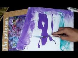  Membuat Lukisan Bunga Seni Lukis Lukisan Abstrak Mudah Dan Cepat Lukisan Abstrak Seni Lukis Abstrak