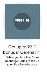Free fire diamond allows you to purchase weapon, pet, skin and items in store. Freefire Get Up To 210 Bonus In Garena Free Fire Google Pay Desidime