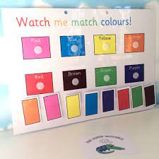Learn Colours Matching Colours Nursery Eyfs Pre School Learn Colors Home Education Early L Learning Colors Learning Colors Activities Preschool Learning