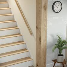 Homeadvisor's stair railing cost guide gives average prices to install or replace a banister and balusters. Howdens Oak Mopstick 3 6m Stair Hand Rail Howdens