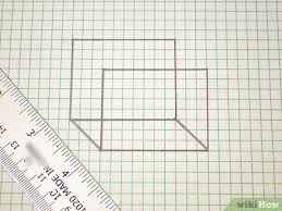 Put the line further up, and you will see less of the top of the cube. How To Draw A 3d Box 14 Steps With Pictures Wikihow
