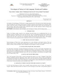 PDF) Travelogues of Turkey in Urdu Language: Trends and Tradition