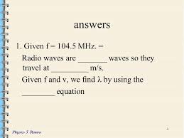 In this lesson, the physics classroom provides an surprising answer. Physics I Honors 1 Waves And Sound Intensity Doppler Effect Ppt Download