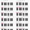On the guitar, when you play the basic f chord position, these notes arrive in this order: 1