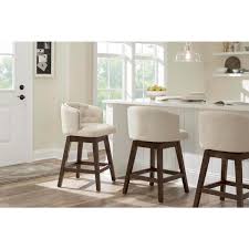 Homcom 40 tufted wingback counter height armless bar stool dining chair set of 2, grey. Swivel Counter Stools With Backs