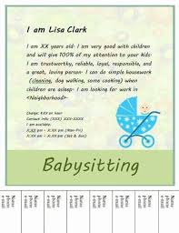 Babysitter Flyer Template Microsoft Word Unique House Cleaning Professional How To Make A House Cleaning Babysitting Flyers Free Flyer Templates Babysitting