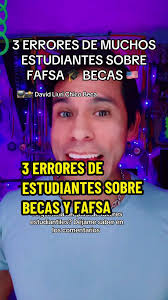 3 Puntos Clave sobre Becas y FAFSA