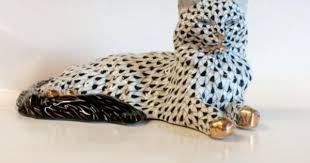 Large Herend Cat