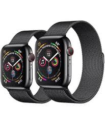 Apple Watch Space Black Stainless Steel Case With Space Black Milanese Loop 44mm Apple Watch Buy Apple Watch Apple Watch Bands