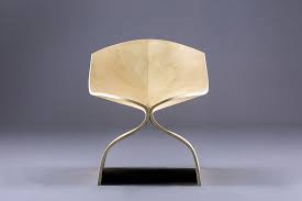 Body Embracing Honest Chair Is Crafted From Compound Curved Plywood Sheets Plywood Design Interior Design Competition Chair