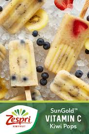 Make This Healthy Summer Treat With The Sweeter Golden Kiwi Healthy Summer Treats Healthy Dessert Recipes Healthy Snacks Recipes