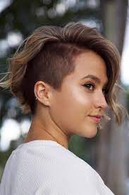 Let Style Improving And Face Flattering Asymmetrical Haircut In Your Life Asymmetrical Haircut Short Hair Styles Shaved Side Hairstyles
