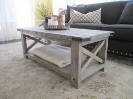 This rustic farmhouse style coffee table is a solid pine construction and is available in any stain preference. Rustic X Distressed Handmade Coffee Table Etsy Coffee Table Plans Coffee Table Handmade Coffee Table