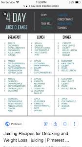 Pin By D On Smoothie Recipe Juice Cleanse Recipes 5 Day Juice Cleanse Clear Skin Detox