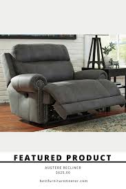 Ashley 384 Austere Zero Wall Power Recliner 669 00 Oversized Recliner Recliner Power Recliners