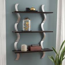 Kingso wall shelf rustic wood floating shelves,decorative wall shelf for bedroom, living room, bathroom, kitchen, office and more (16.9 x 13.4 x 4.72, wooden) 4.5 out of 5 stars 445 $36.99 $ 36. 3 Shelf Wall Display Shelves Free Shipping Over 35 Wayfair
