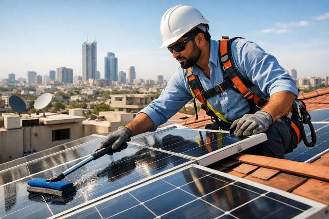 Maintenance Tips for Solar Panels in Karachi 2026 - Ayme Solar Solutions