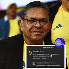 El Mane Diaz, padre del futbolista ⚽️Lucho Diaz se pasó de co q eto con una  atractiva mujer que publicó en sus redes que estaba pensando si tomarse una  foto con Richard