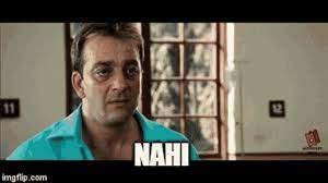 Munna Bhai Nahi Nai Gif Munnabhainahi Nahi Nai Discover Share Gifs