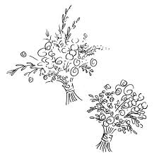Rose bouquet with ribbon line drawing material rose bouquet with ribbon line drawing material, red wedding bouquet stock illustrations luxury fall flowers vector bouquet. Bridal To Go Floral Magic