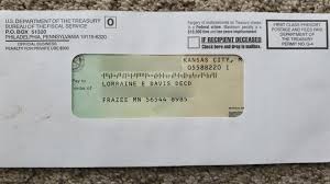 Olson said trump's letter is the first time she can recall the president sending a letter directly to taxpayers through the irs. Deceased Frazee Woman Gets Federal Stimulus Check