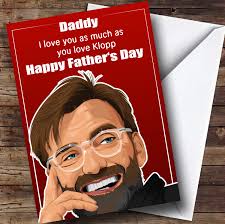 A5 Jurgen Klopp Daddy Father's Day Card