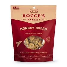 I applaud those who make their monkey bread dough from scratch (this recipe for white sandwich bread is great if you'd like to take that route) skip the biscuit dough: Bocce S Bakery Monkey Bread Dog Biscuits 5 Oz Petco