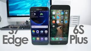 Yes the stats imply samsung has a significant edge, but in truth their resolutions and panel types are not the main factors. Samsung S7 Edge Vs Iphone 6s Plus Speed Test And Comparison Youtube