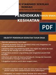 Dskp pendidikan kesihatan tahun 6. 4 Dskp Kssr Pendidikan Kesihatan Tahun 6