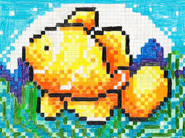 So Malst Du Im Pixel Style Bilder mario filme filmposter nummer malvorlagen app.