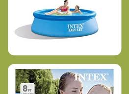 Intex Easy Set Pool Aufstellpool 244 X 76 Cm In 2020 Aufsteller Pool Easy