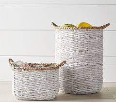 Raffia Heart Baskets Pottery Barn Kids Storage Baskets Pottery Barn White Wash Buy now, pay later with afterpay!