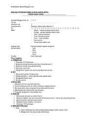 Contoh rpph paud tema binatang rpph tk paud kurikulum 2013 kelompok usia 5 6 ta cara menyilang soal pilihan ganda di word. Rkh Paud Tema Binatang Kesayangan